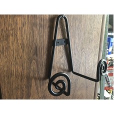 Thick Heavy Wrought Iron Plate Picture Art Stand Easel Holder Wall Mount NWOT 8”   202400059923